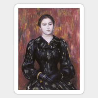 Portrait of Mme. Paulin by Auguste Renoir Magnet